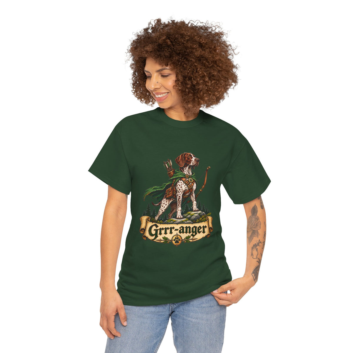 Grrr Anger Dog T Shirt Funny Ranger Fantasy Tee