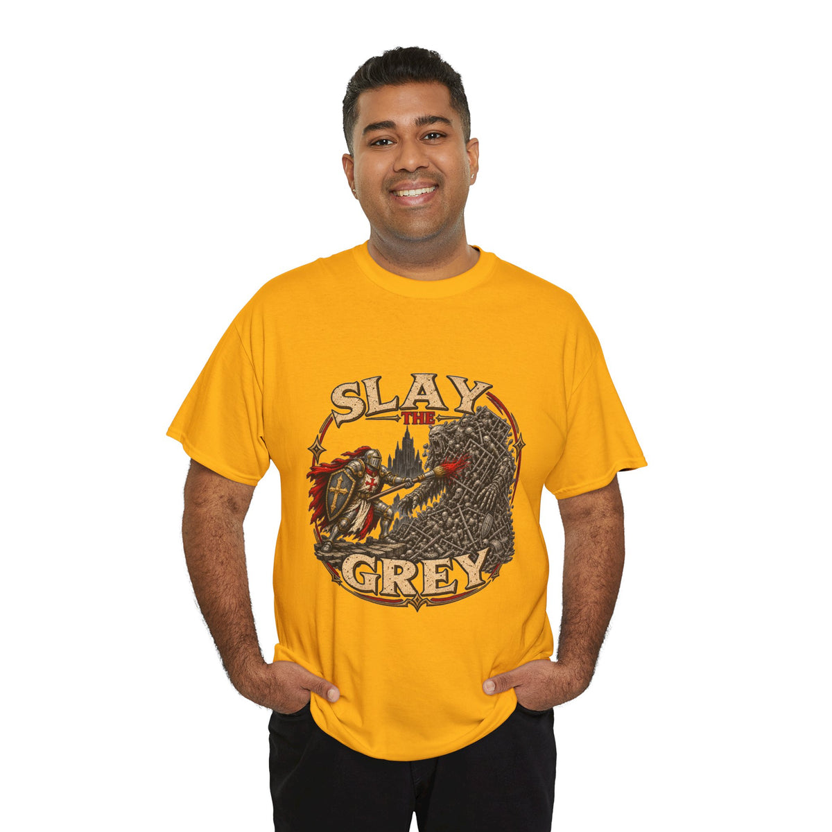 Slay the Grey Miniature Painting T-Shirt | Fantasy Hobbyist Tee
