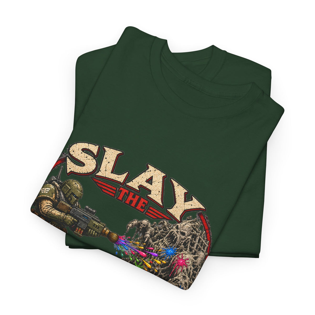Slay the Grey Sci-Fi Miniature Painting T-Shirt | Hobbyist Tee