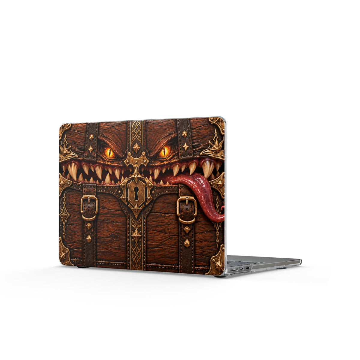 Mimic MacBook Case | Dark Fantasy Treasure Chest Laptop Cover
