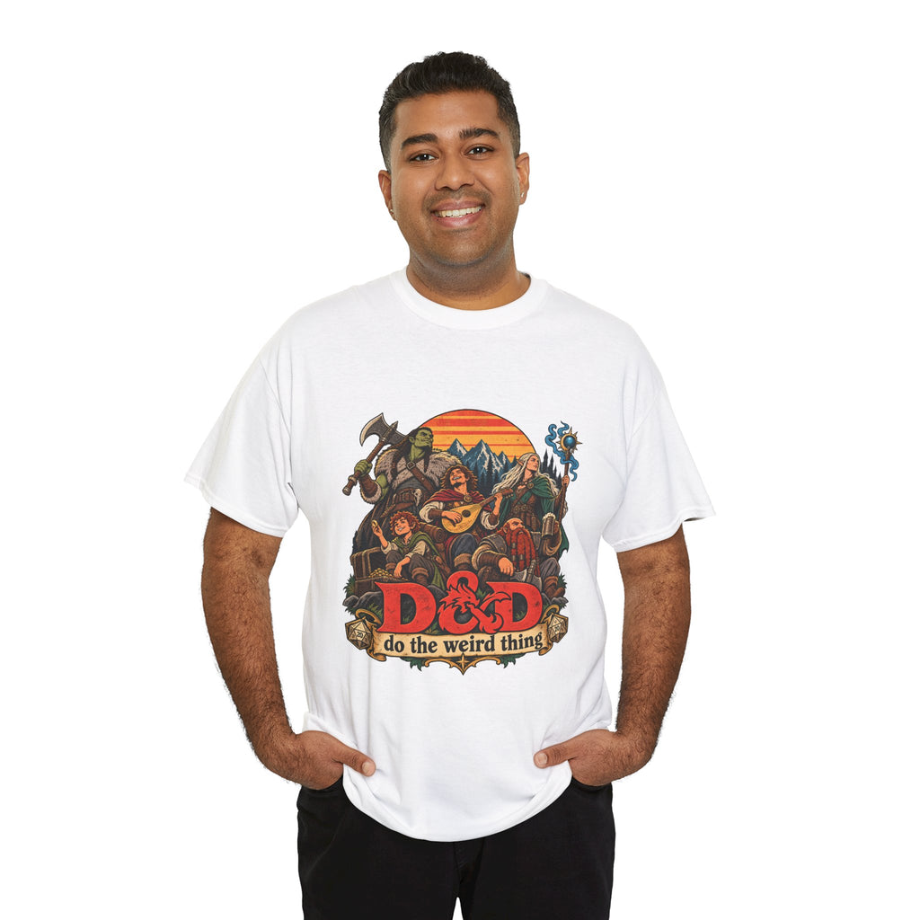 Do the Weird Thing T-Shirt – Funny Tabletop RPG Gamer Tee | Fantasy Roleplaying Shirt