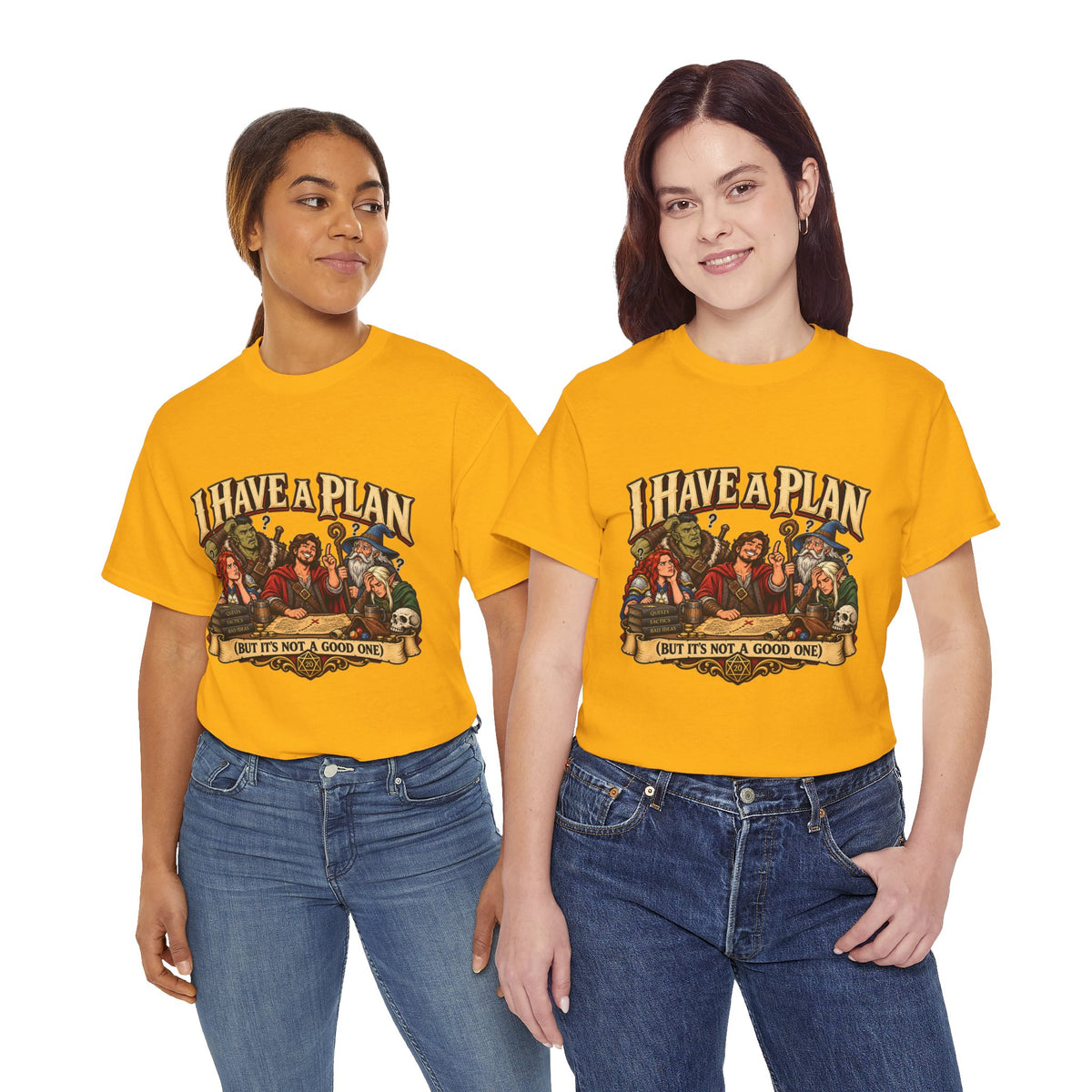 I Have a Plan (But It’s Not a Good One) | Funny RPG Party Tee