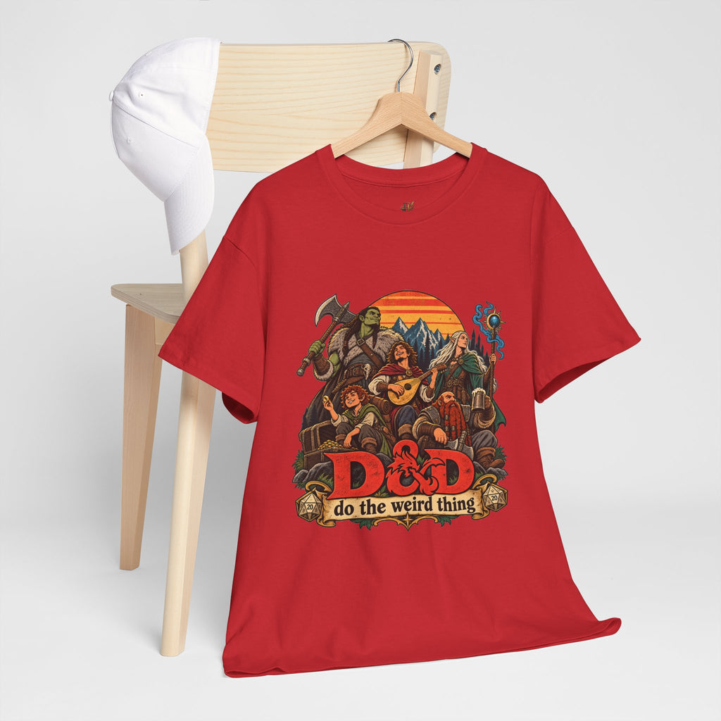 Do the Weird Thing T-Shirt – Funny Tabletop RPG Gamer Tee | Fantasy Roleplaying Shirt