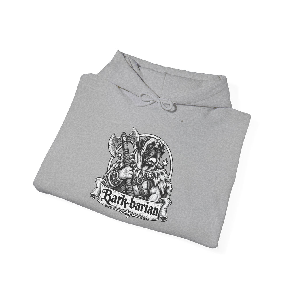 Bark-barian Dog Hoodie – Barbarian Fantasy RPG Pullover