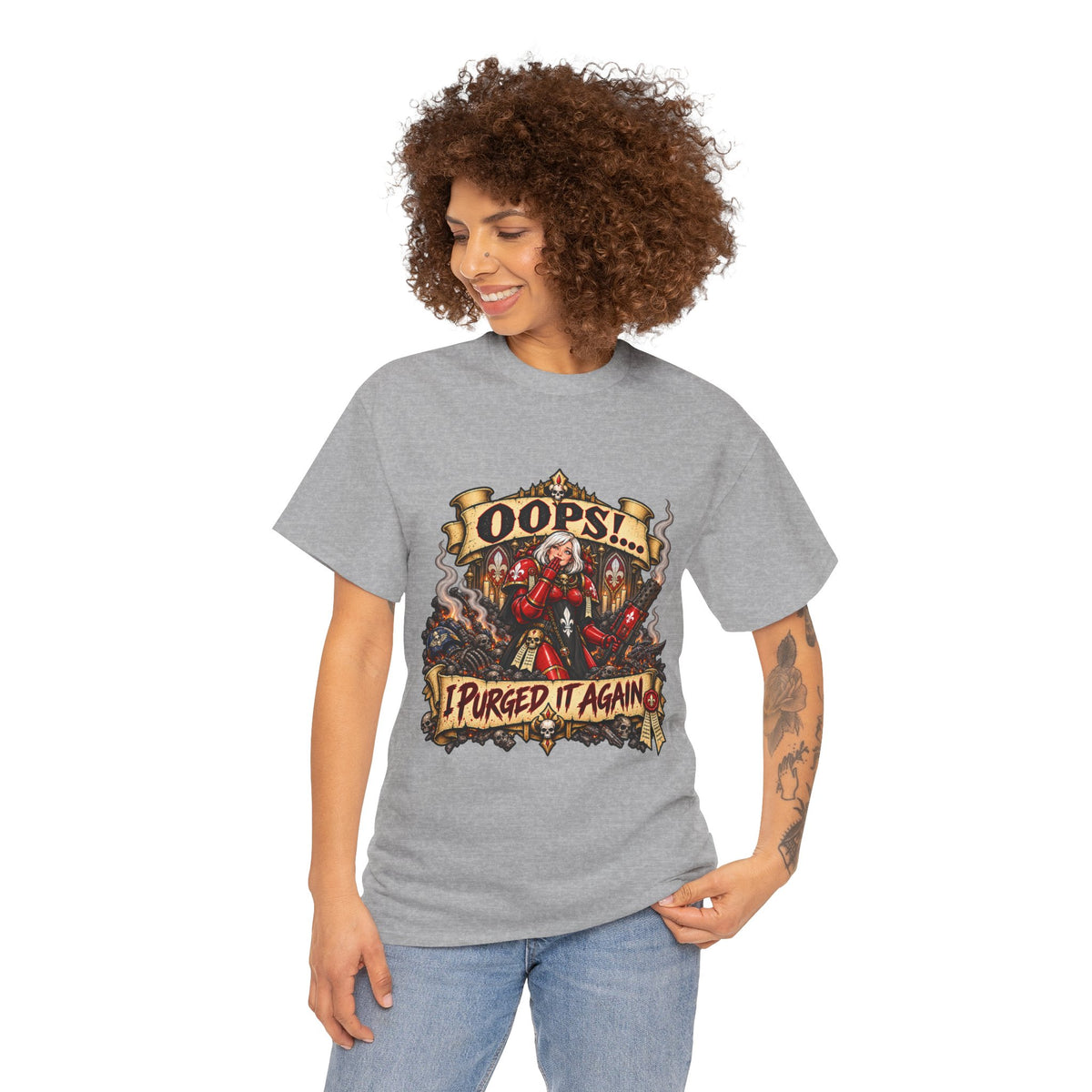 Oops… I Purged It Again Shirt – Sisters of Battle Pop Parody Tee