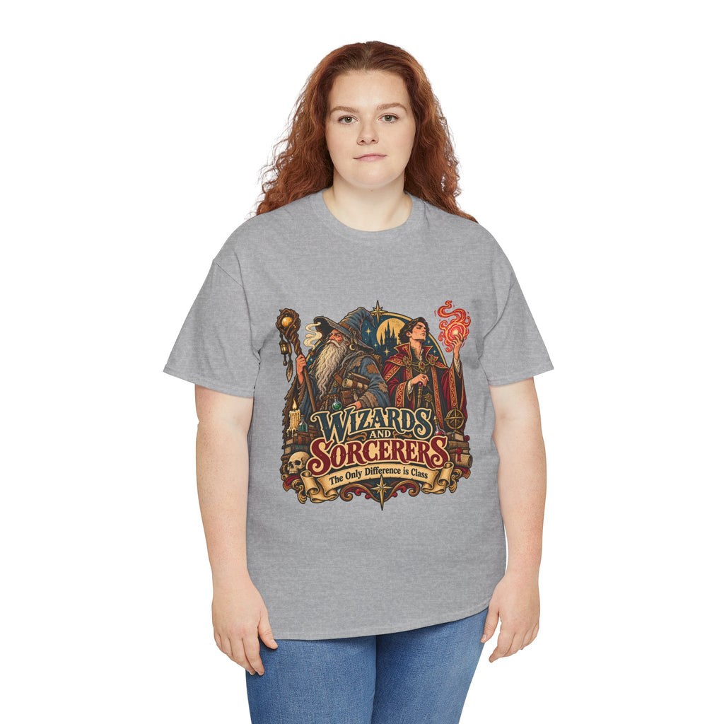 Wizards & Sorcerers RPG T-Shirt | The Only Difference Is Class