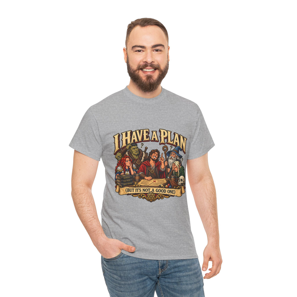 I Have a Plan (But It’s Not a Good One) | Funny RPG Party Tee