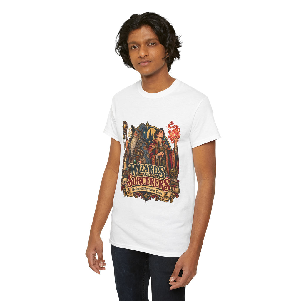 Wizards & Sorcerers RPG T-Shirt | The Only Difference Is Class