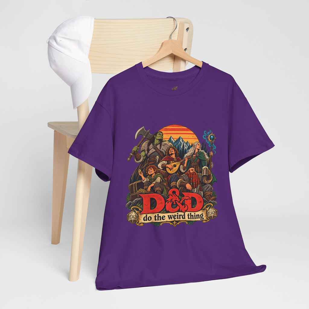 Do the Weird Thing T-Shirt – Funny Tabletop RPG Gamer Tee | Fantasy Roleplaying Shirt