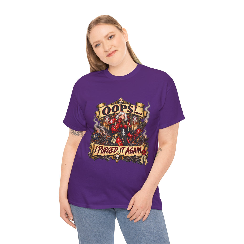 Oops… I Purged It Again Shirt – Sisters of Battle Pop Parody Tee