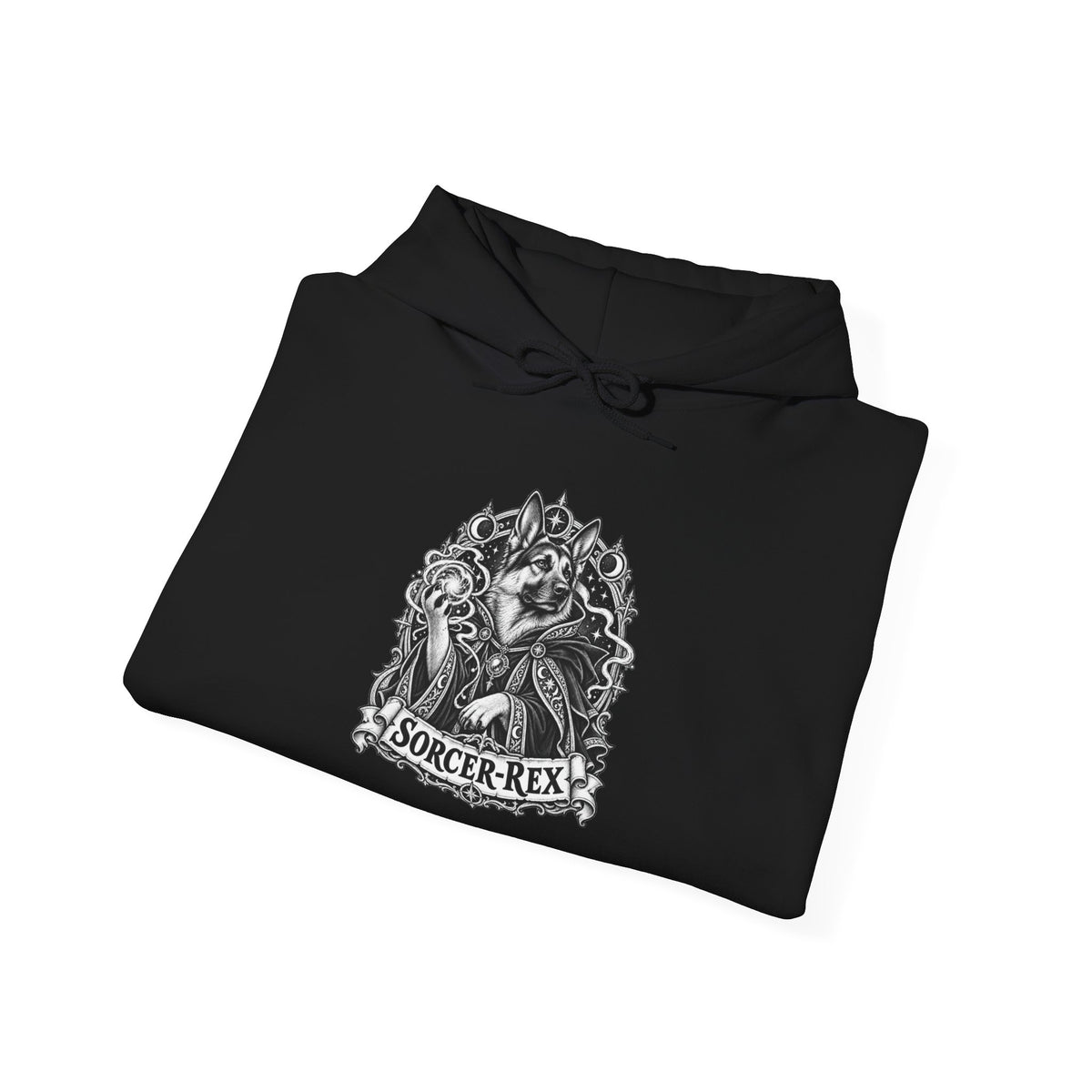 Sorcer-Rex Dog Hoodie – Sorcerer Fantasy RPG Pullover
