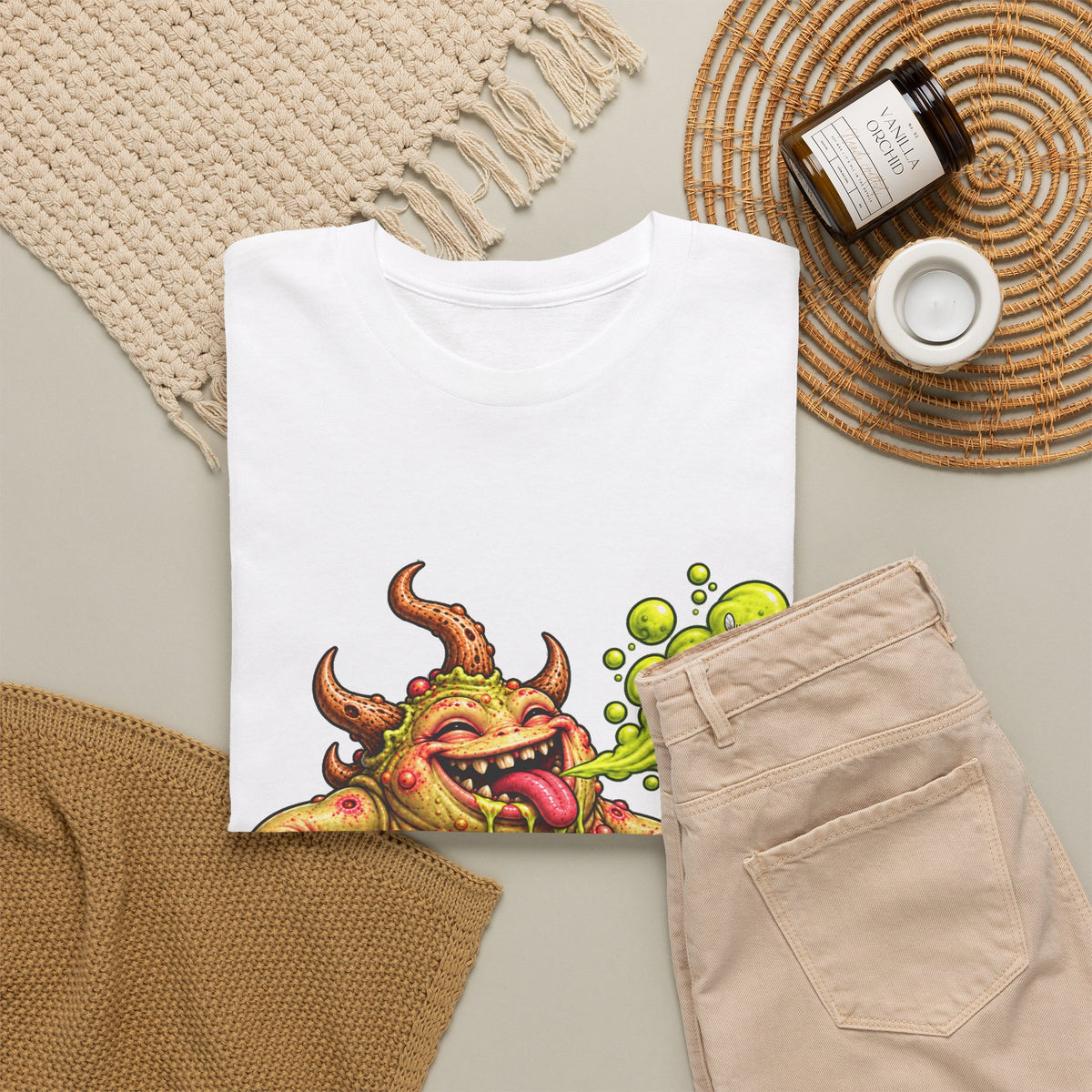 Cheeky Plague Monster Shirt Funny Grimdark Nurgle Warhammer Inspired Creature Graphic Tee