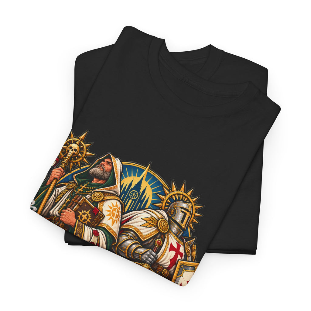 Clerics & Paladins RPG Tee | Same Boss, Different Departments