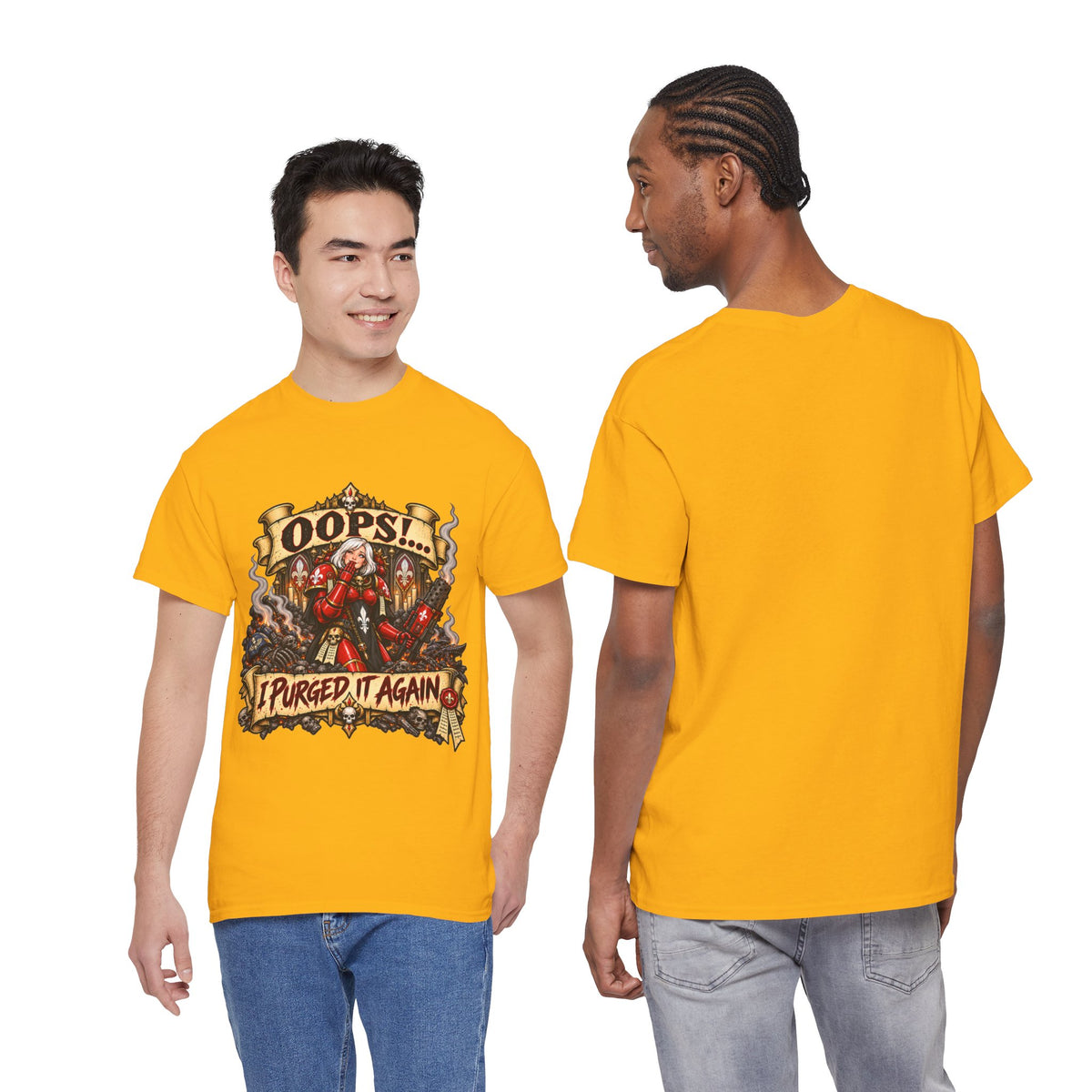 Oops… I Purged It Again Shirt – Sisters of Battle Pop Parody Tee