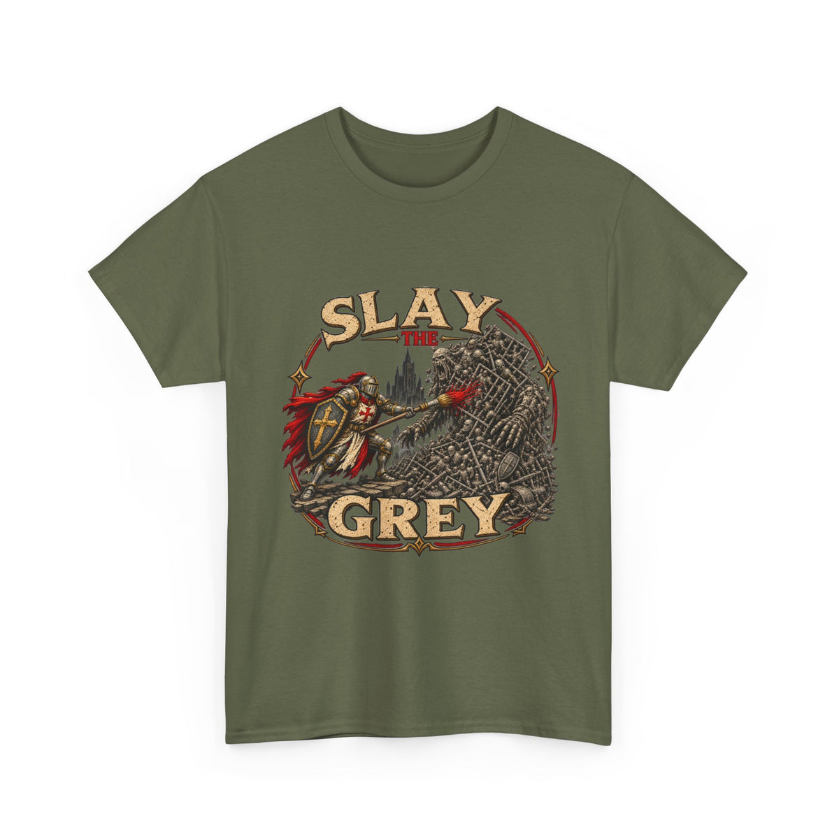 Slay the Grey Miniature Painting T-Shirt | Fantasy Hobbyist Tee