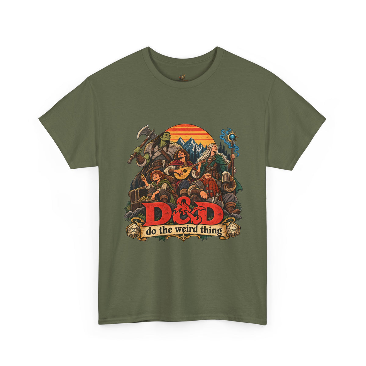 Do the Weird Thing T-Shirt – Funny Tabletop RPG Gamer Tee | Fantasy Roleplaying Shirt