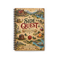 Side Quest Spiral Notebook | Fantasy Adventure Journal, Ruled Pages