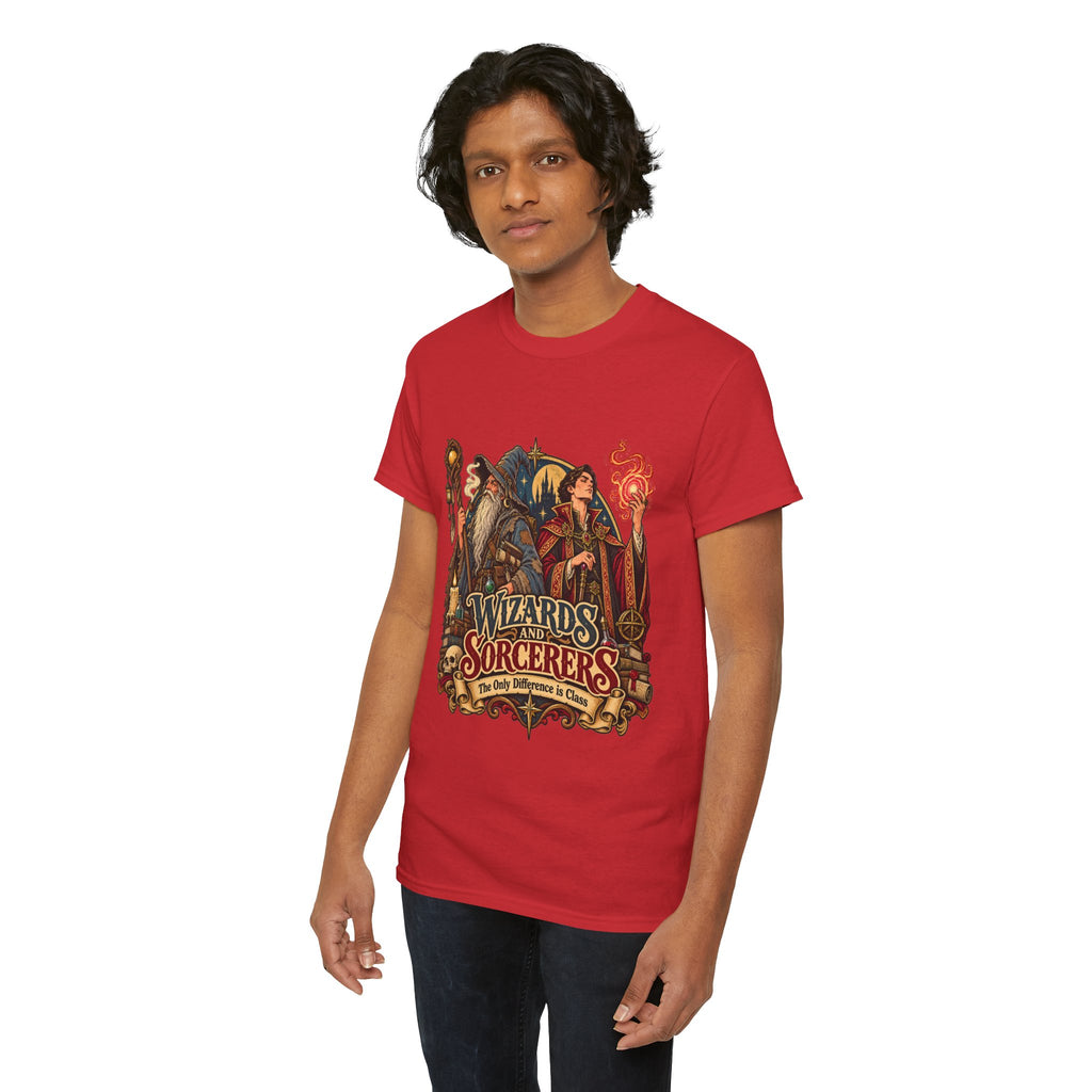 Wizards & Sorcerers RPG T-Shirt | The Only Difference Is Class