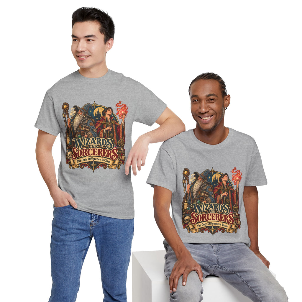 Wizards & Sorcerers RPG T-Shirt | The Only Difference Is Class