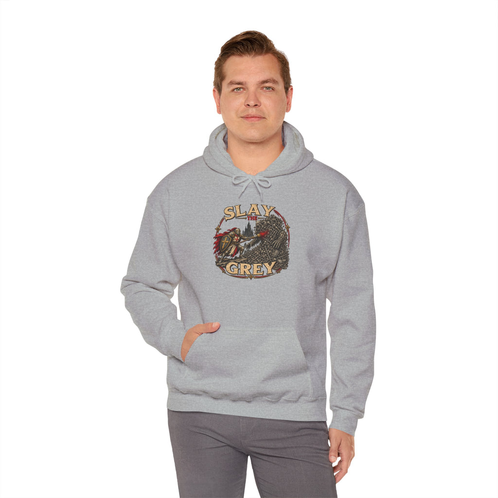 Slay the Grey Hoodie | Fantasy Miniature Painting Graphic Pullover
