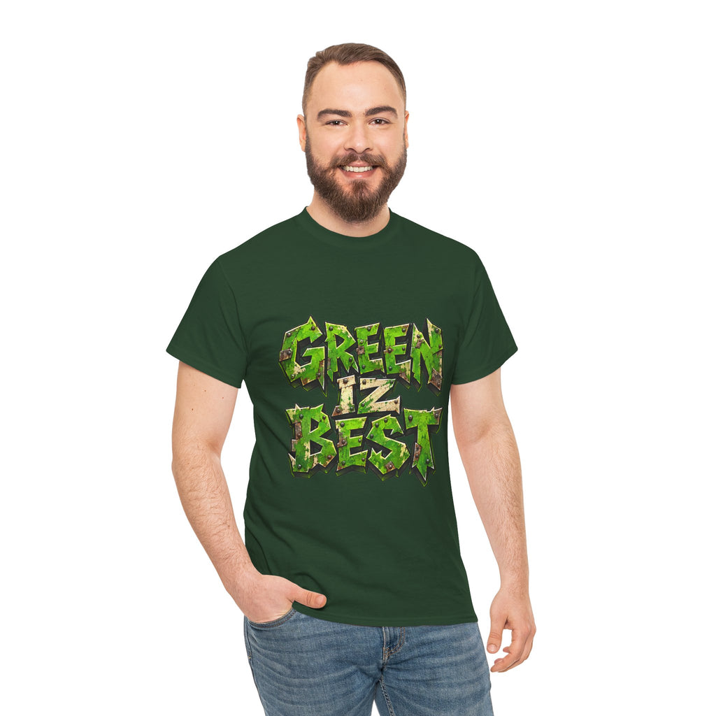 Green Iz Best Graphic T-Shirt
