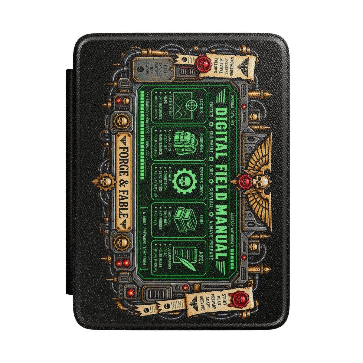 Digital Field Manual Kindle Case | Retro Sci-Fi Cover