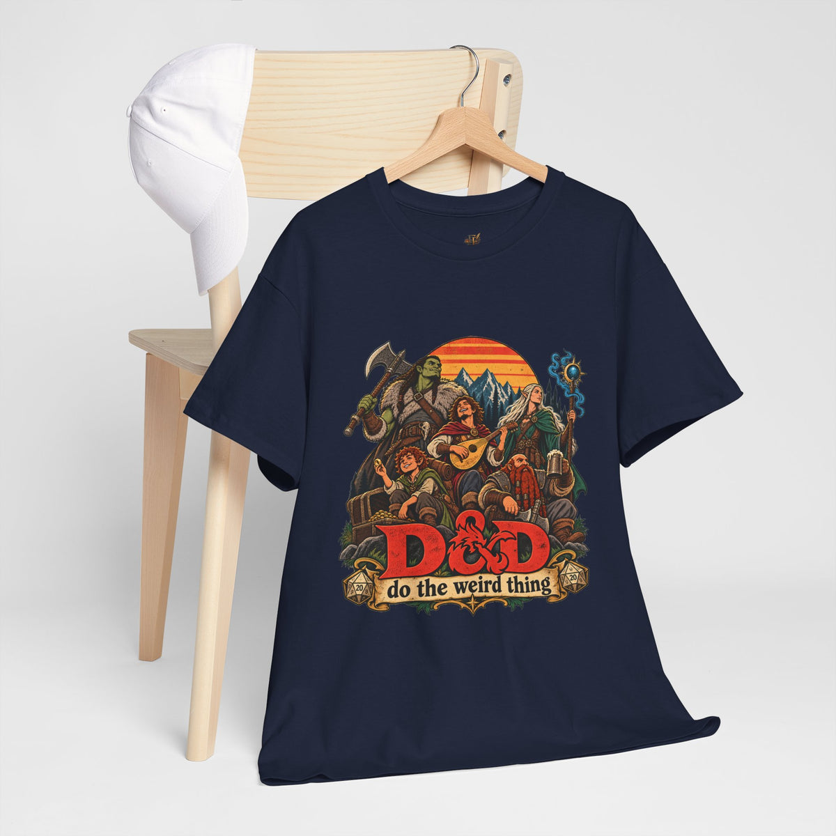 Do the Weird Thing T-Shirt – Funny Tabletop RPG Gamer Tee | Fantasy Roleplaying Shirt