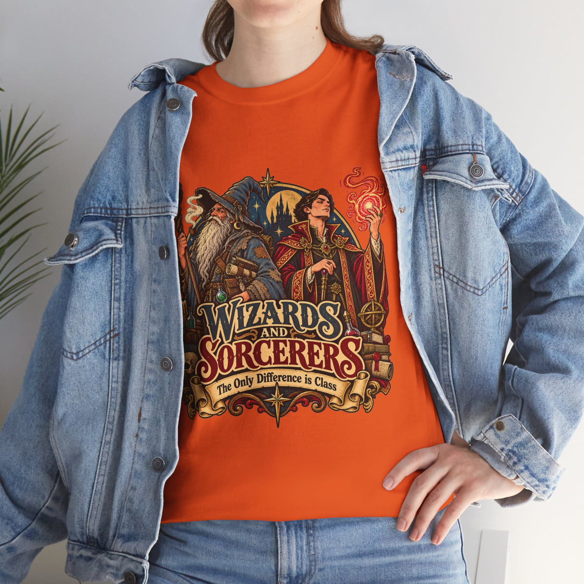 Wizards & Sorcerers RPG T-Shirt | The Only Difference Is Class