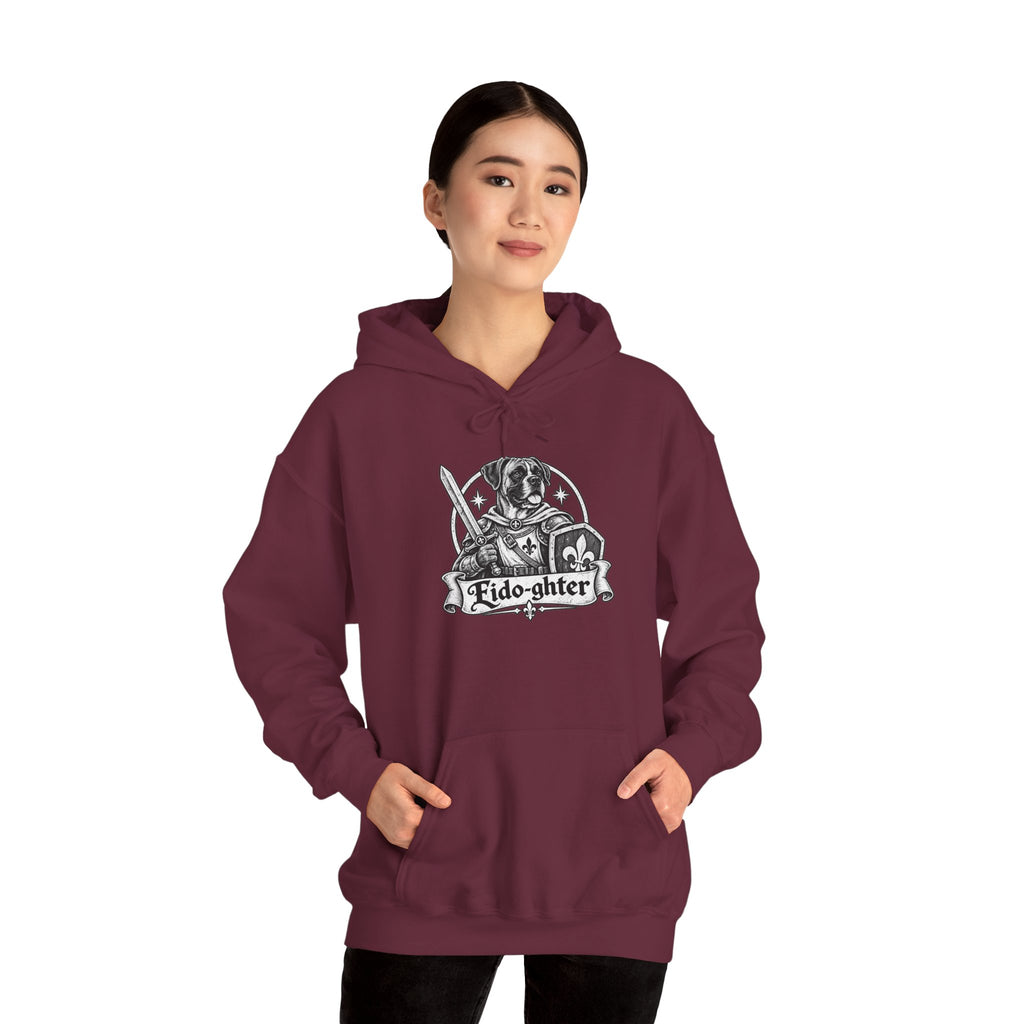 Fido-ghter Dog Hoodie – Fighter Fantasy RPG Pullover