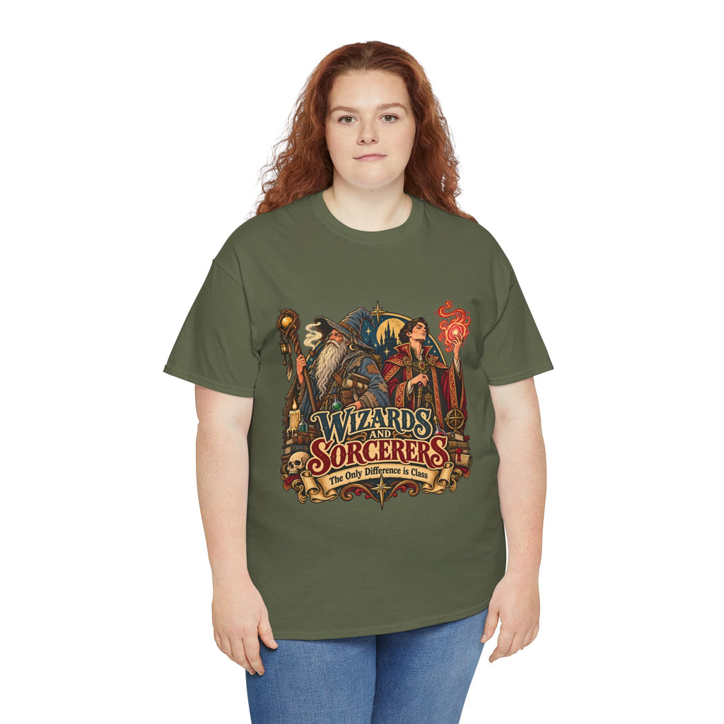 Wizards & Sorcerers RPG T-Shirt | The Only Difference Is Class