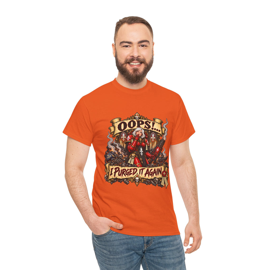 Oops… I Purged It Again Shirt – Sisters of Battle Pop Parody Tee