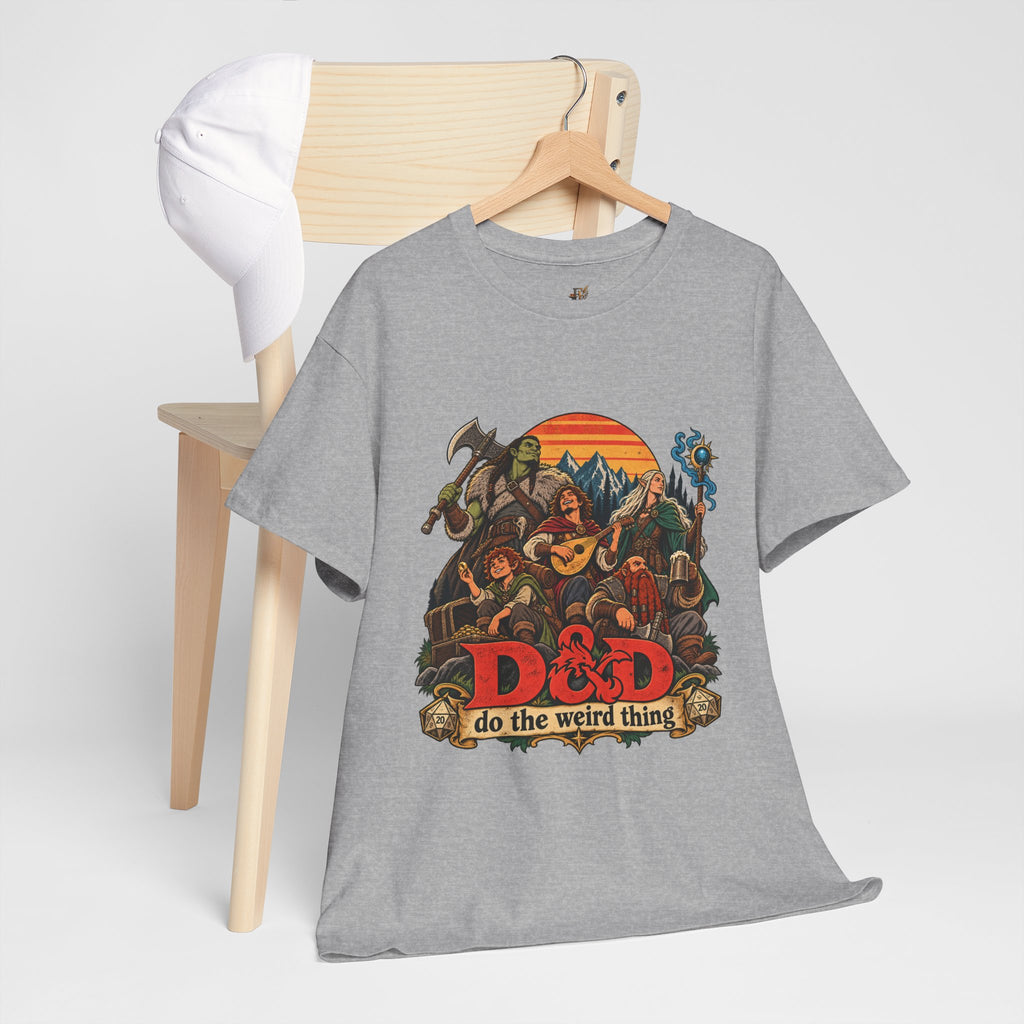 Do the Weird Thing T-Shirt – Funny Tabletop RPG Gamer Tee | Fantasy Roleplaying Shirt